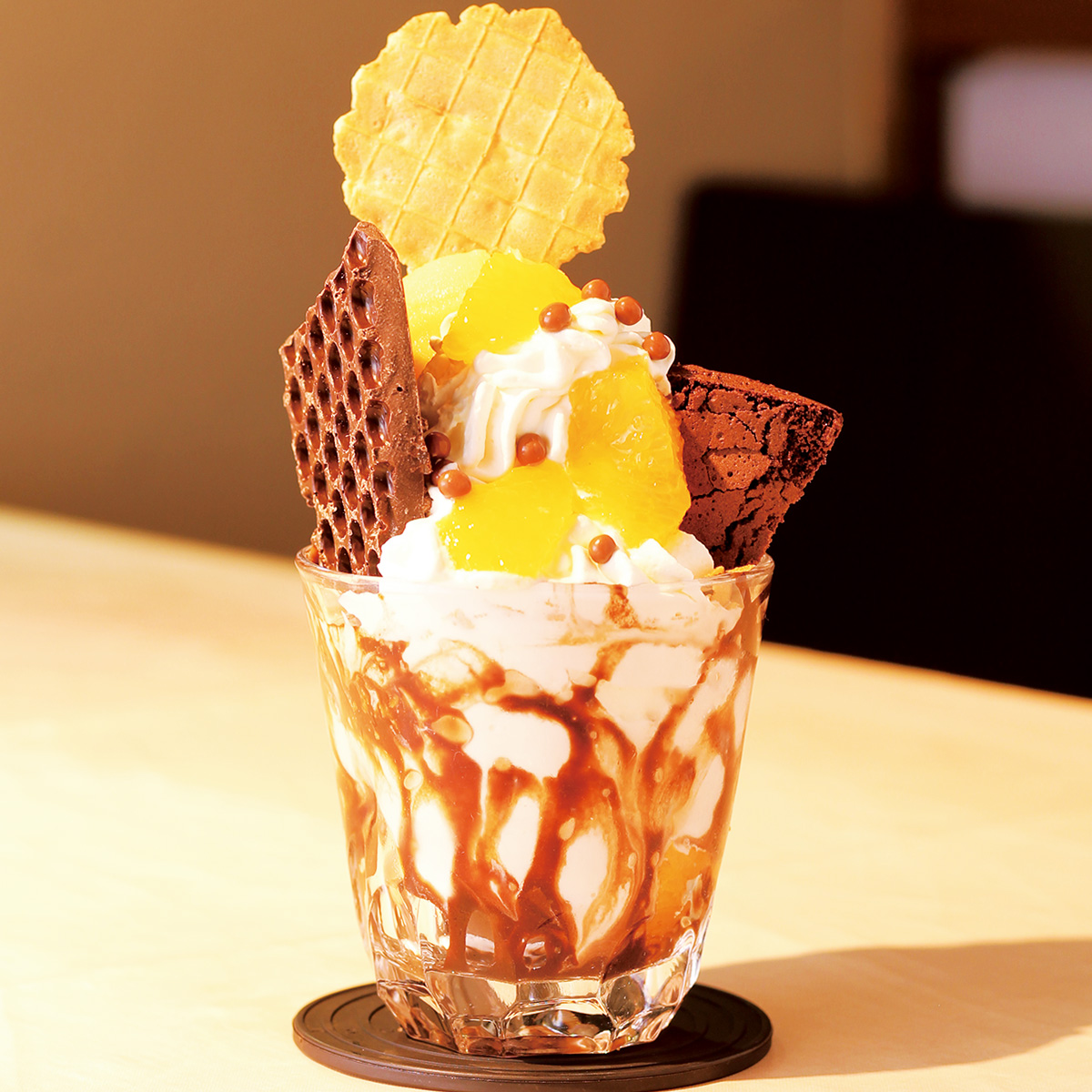 4月限定】清見みかんのパフェ | チョコレートカフェ クオレ