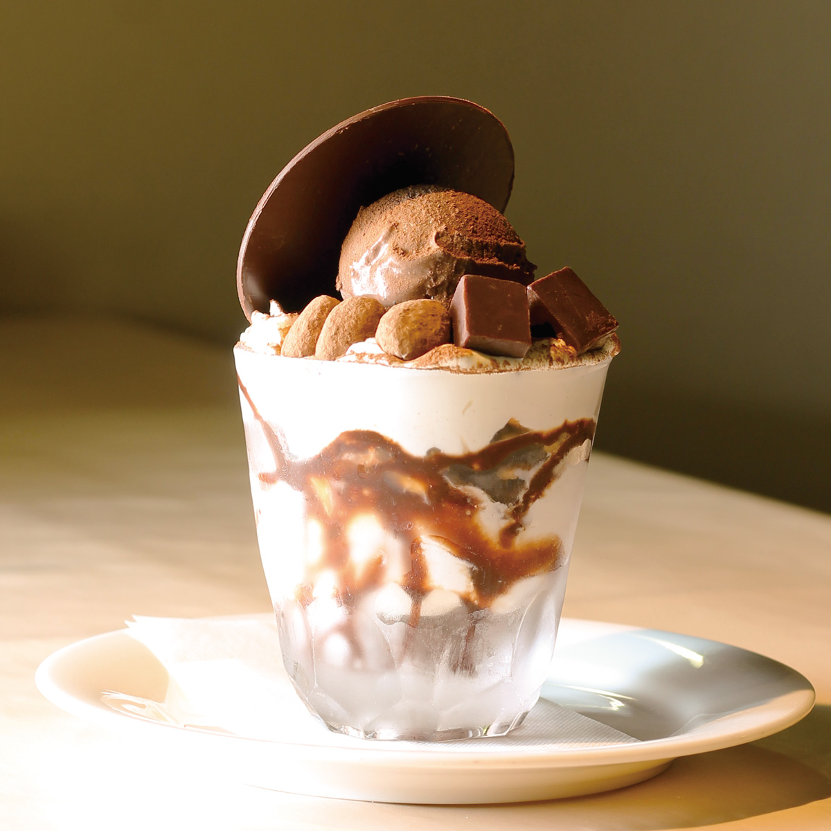 2月限定】キャラメルナッツチョコパフェ | チョコレートカフェ クオレ